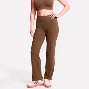 NWT Victoria’s Secret PINK All-Day Cotton High Rise Straight-Leg Pants Sz Small